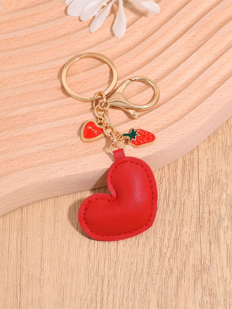 Star Heart Fruit Tassel Hot Sale Cute Bag Car Hanging Ornament Gift Keychain_voghion.com