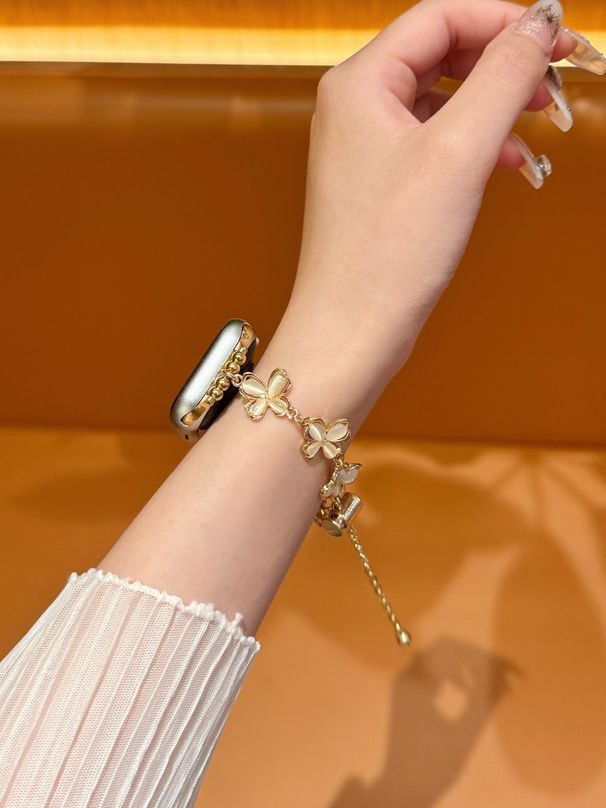 Watch Band for iWatch Ultra 2 Se 9/8/7/6 Clover Elegant Temperament Bracelet Watch Strap 42/44/45/49mm 38/40/41mm_voghion.com