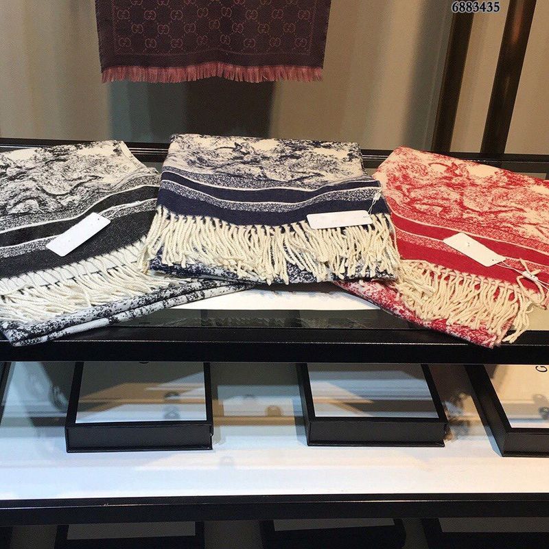 Sciarpa lunga da collo in lana Zhao Liying Cashmere Jungle stesso stile animale pied de poule ispessita autunno inverno caldo scialle_voghion.com