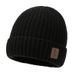 Men's Winter Knitted With Fleece Lining, Thickened, Large Head Circumference, Adult Ear Protection, Warm And Cold-Proof,_voghion.com