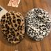 Chapeau cache-oreilles en peluche double face rétro automne-hiver à imprimé léopard pour femme avec grand tour de tête et petit visage, chapeau pilote chaud_voghion.com