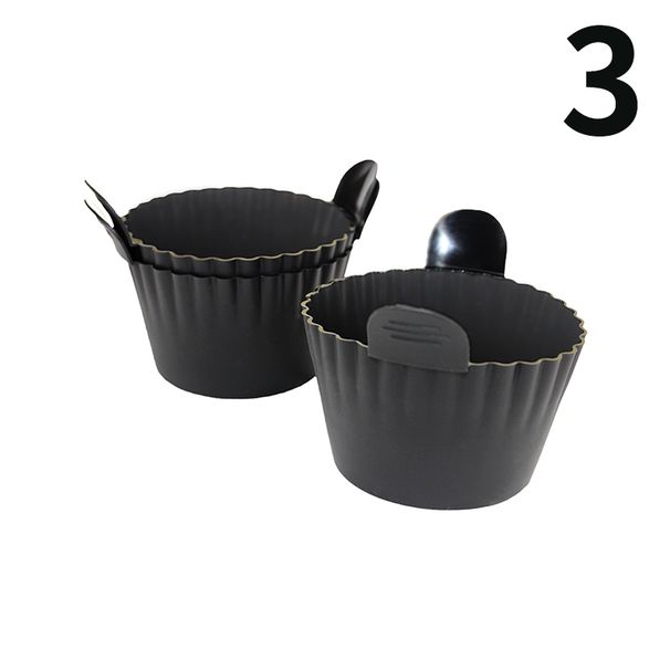 Stampo per uova in silicone per friggitrice ad aria, pirottini per cupcake in silicone, ramekin per forni a friggitrice ad aria, cestello in silicone per friggitrice ad aria_voghion.com