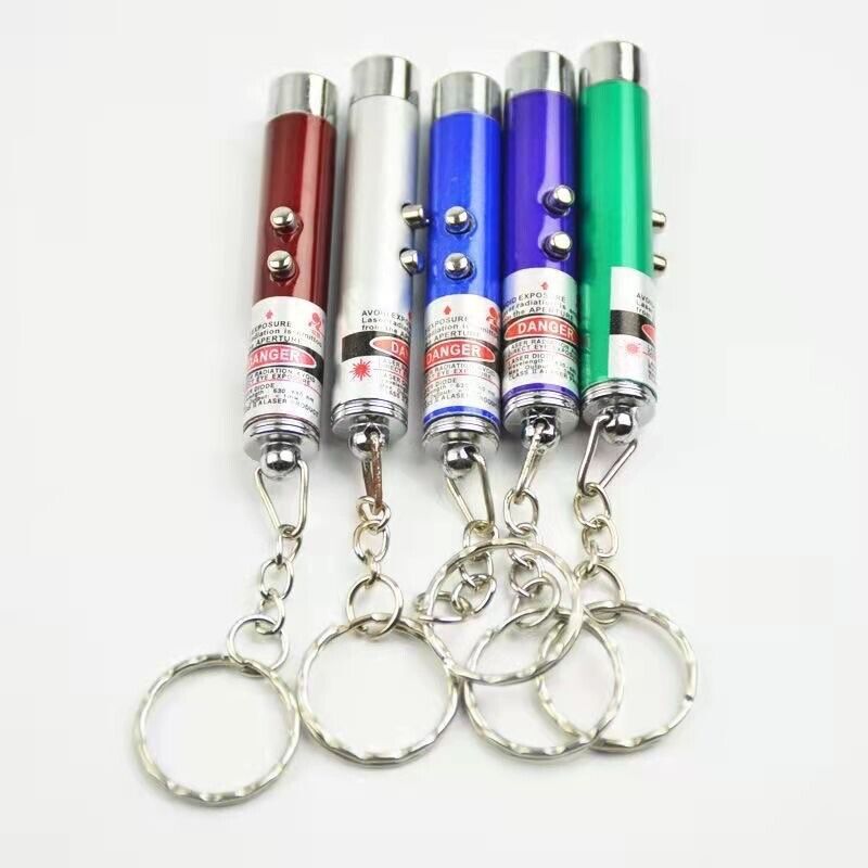 2 In 1 Laser Pen Cat Toy Red Point Laser Light Pet Toys 1mW Random Colour_voghion.com
