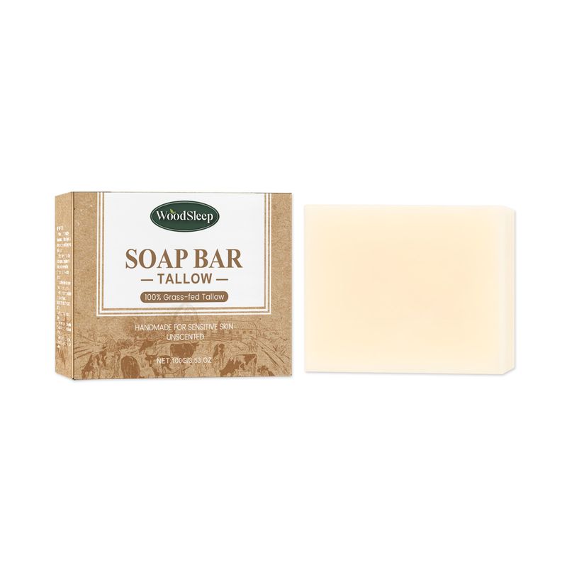 Tallow Skin Care Soap, Tallow Cleansing Soap Body Cleansing Bath Moisturizing Moisturizing Smooth Skin_voghion.com