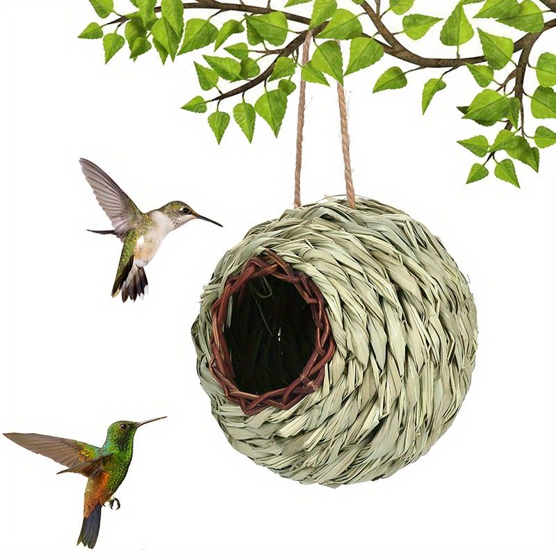 Handcrafted Hummingbird Nest House - Perfect For Outdoor Home Decoration And Gardening!_voghion.com