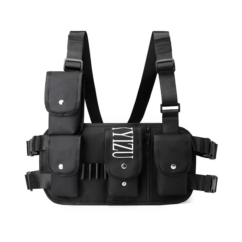 Sac banane multifonctionnel, sac tactique, chaussettes multi-poches, application Puppet, kit tendance pour hommes, sac de poche portable_voghion.com