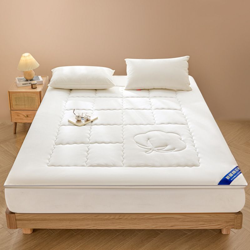 Hypoallergenic Cotton-Filled Mattress Topper – Soft Quilted Bed Pad For All Seasons (Multiple Colors, Machine Washable, Non-Slip Backing)_voghion.com
