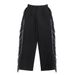 Breathable elastic high waist slim straight trousers tassel edge high elastic large size women's casual_voghion.com