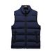 Casual Vest Men's Autumn Youth Slim-Fit Sleeveless Stand-Up Collar Vest Solid Color Top_voghion.com