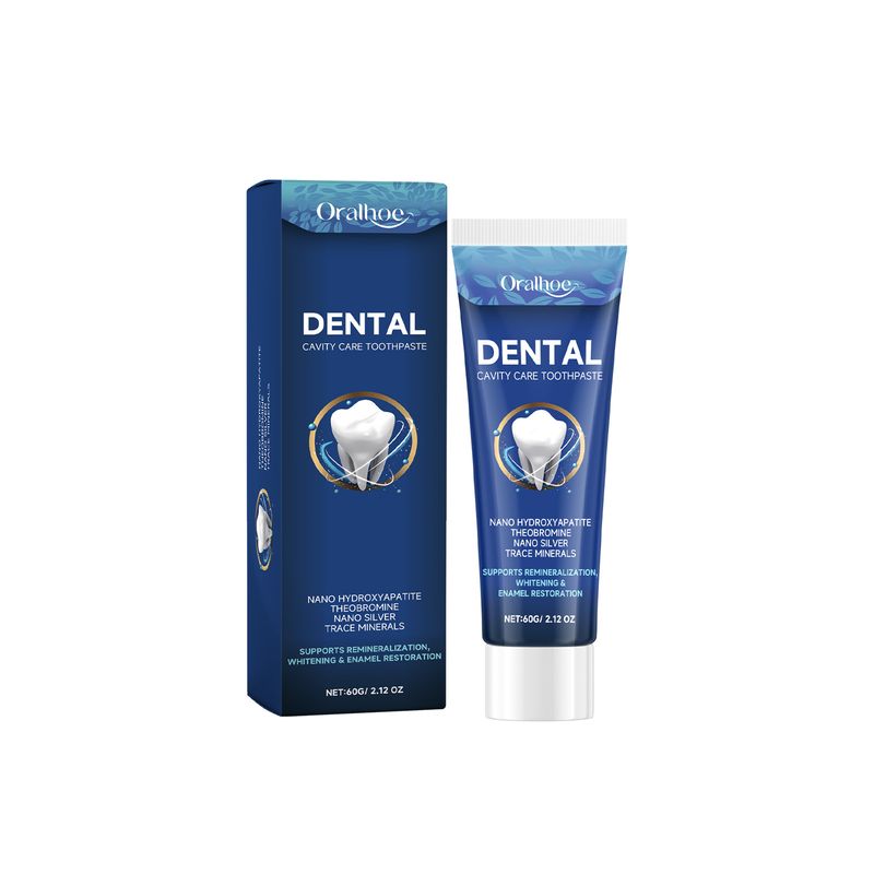 La pasta de dientes para el cuidado dental mantiene los dientes limpios e higiénicos, reduce las manchas y blanquea los dientes de forma natural._voghion.com