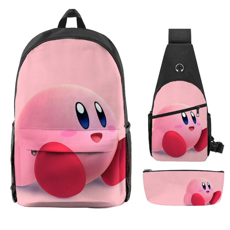 Star Kabi Kriby Kindermode student Leuke roze rugzak met digitale print_voghion.com