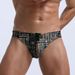 Bedruckte Badehose mit niedriger Taille für Herren – Sexy Triangle Beach Shorts_voghion.com