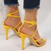 Elegant Plus Size High Heel Sandals For Women - Summer Fashion Strappy Stiletto Heels With Buckle Closure_voghion.com