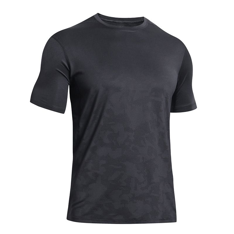 Herenkleding Outdoor Hardlopen Sport Korte mouwen T-shirt Zomer Losse training Ademend Basketbal Snel drogende kleding_voghion.com