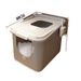 Odor-Proof Fully Enclosed Toilet Extra Large Anti-Splash Cat Litter Box Deodorizing_voghion.com