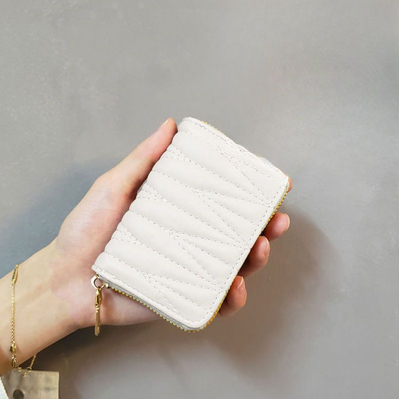 Card Bag Lady Exquisite High-end High-end Sense New Multi-card Small Anti-degaussing High-value Change Bag Woman_voghion.com
