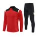Half-Zip Pullover Football Training Suit Set 2526 Long Sleeve Autumn Winter On-Field Knitted Sportswear_voghion.com