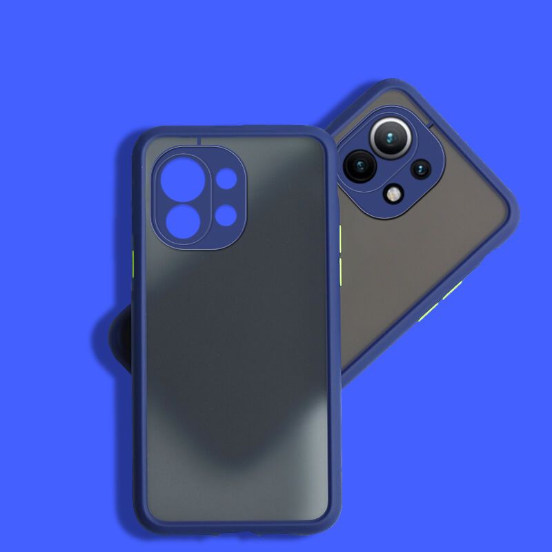 Stoßfeste Rüstungstelefonhülle für Xiaomi Mi 11 Ultra 11T 12 12X POCO F3 X3 M4 Redmi Note 11 11S 10 10S 9S 9 Pro Matte Rückseite_voghion.com