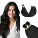 Human Hair Extensions I Tip Keratin Natural Color Remy Pre Bonded Soft Straight For Women_voghion.com