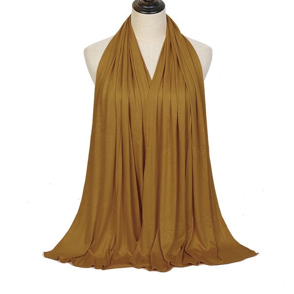 Women's Scarves New Modal Solid Color Long Scarf Wholesale High Quality Breathable Soft Mercerized Cotton Scarf YW125_voghion.com