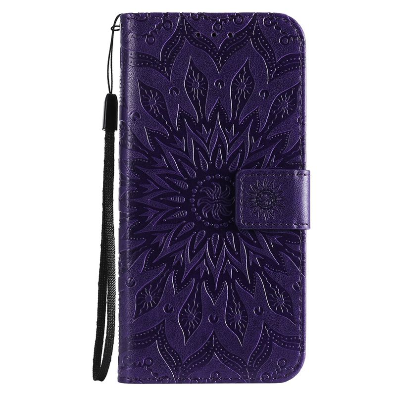 Custodia a portafoglio con motivo girasole 3D per telefono Xiaomi Redmi 10X 5G 8A 9A 9C K20 Note 10 5 6 7 8 8T 9T 9S 9 Pro Lady Kids Flip Cases_voghion.com
