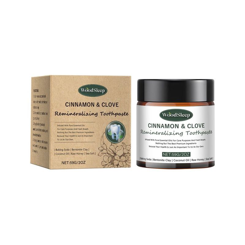 WoodSleep Fresh Bentonite Toothpaste, A Gentle Ingredient For Tooth Care That Cleans Teeth And Protects Tooth Enamel_voghion.com