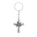 Gothic Rose Cross Keychain Pendant DIY Bag Car Key Ring_voghion.com