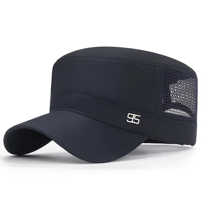 Vendita calda berretto militare con parte superiore piatta da baseball primavera estate uomo cappello parasole in rete per esterni_voghion.com