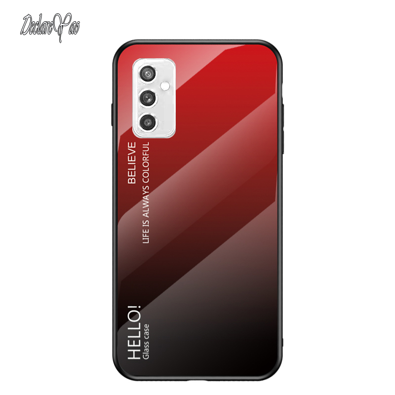 M62 Fall DECLAREYAO Harte Glas Abdeckung Für Samsung Galaxy M80S M52 M51 31S M31 M30S M21 M20 M11 M10 fall Silikon Ultra Sl_voghion.com