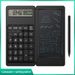 Calculadora con bloc de notas para aprendizaje, negocios, oficina, portátil, plegable, LCD_voghion.com