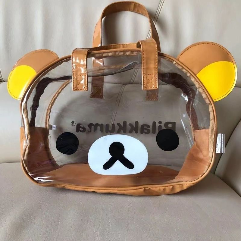 Borsa a tracolla trasparente per donna 2021, nuova moda, con stampa di cartoni animati giapponesi e coreani, personalità alla moda, tracolla singola_voghion.com