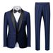 Herretøj Nye Grooms Mænd Mænd Bryllupsdragter Sjal Lapel Groom Tuxedos_voghion.com