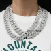 collana di diamanti collane Multi Size 3 file 20mm catena hip hop moda Placcatura oro e argento moissanite maglia cubana_voghion.com