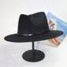 jazz top unisex cowboy hat woolen autumn and winter warm jazz hat_voghion.com