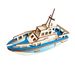 Lifeboat Wooden 3D Model Puzzle Kids DIY Jigsaw Assembly Building Blocks_voghion.com