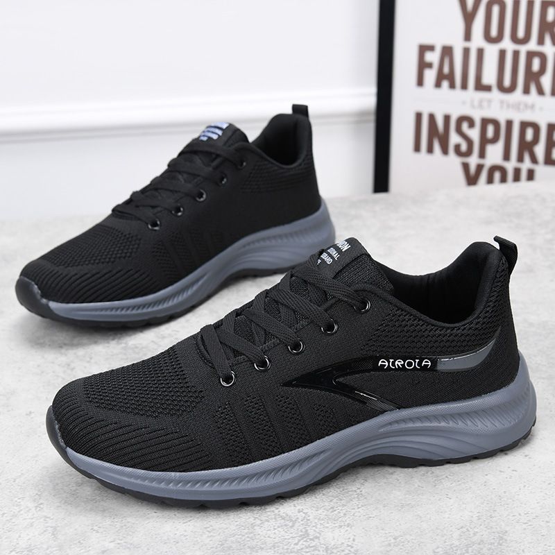 Cloth Spring Autumn Men's Shoes, Breathable, Lightweight, Sporty, Casual, Middle-aged And Elderly, Good Walking, Anti_voghion.com