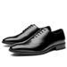 Chaussures de ville Oxford en cuir pour homme WalkPrime, collection printemps 2024, style brogue sculpté, style derby, élégantes et raffinées, fabriquées à la main et polies._voghion.com