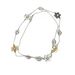 Collier long tendance en métal à fleurs colorées pour femmes, style niche haut de gamme, chaîne de taille pour pull superposé_voghion.com