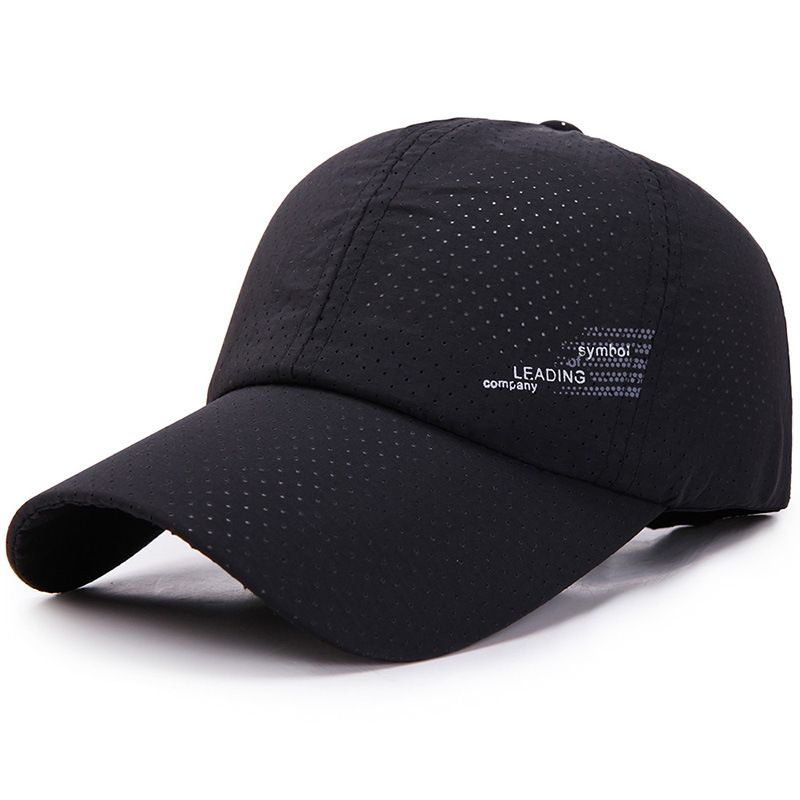 Nowi mężczyźni kobiety letnia czapka z daszkiem szybkoschnące czapki unisex oddychająca sportowa czapka typu snapback w czystym kolorze czapka z daszkiem w kształcie kości_voghion.com