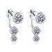 Orecchini in argento Sterling con moissanite a bolla, uno stile e due stili, per donna_voghion.com