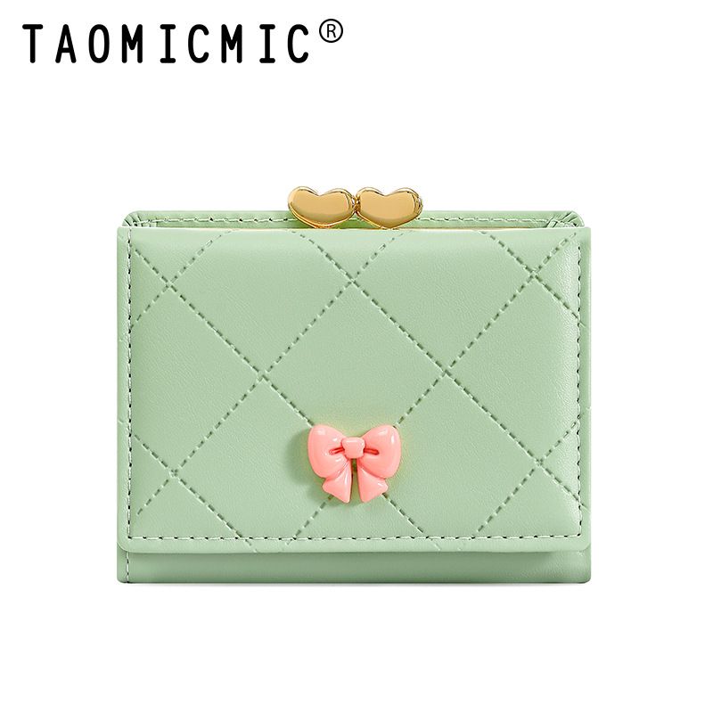 Soft Leather Women's Wallet - Compact 3-Fold Design With Multiple Card Slots & Separate Coin Pocket, Various Colors_voghion.com