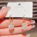 Women's earrings Fashion Versatile Leaf Mermaid Ear Buckle Female Internet Celebrity Personality Unique Creative High Quality Earrings_voghion.com