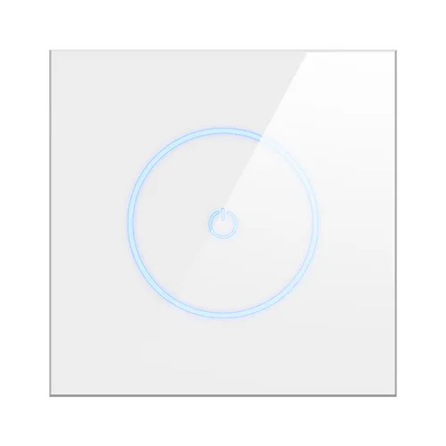 Tuya WiFi Liichtschalter EU Touch Glas Wandpanele Smart Life Kontroll Aarbecht mat Alexa Google Home_voghion.com