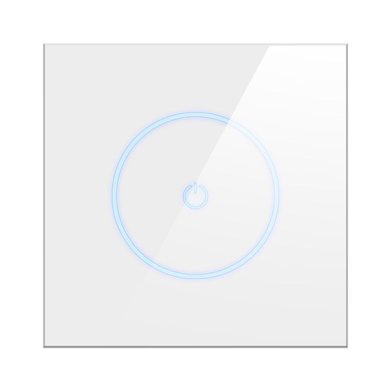 Interruttore luce WiFi Tuya EU Pannelli da parete in vetro touch Smart Life Control Funziona con Alexa Google Home_voghion.com