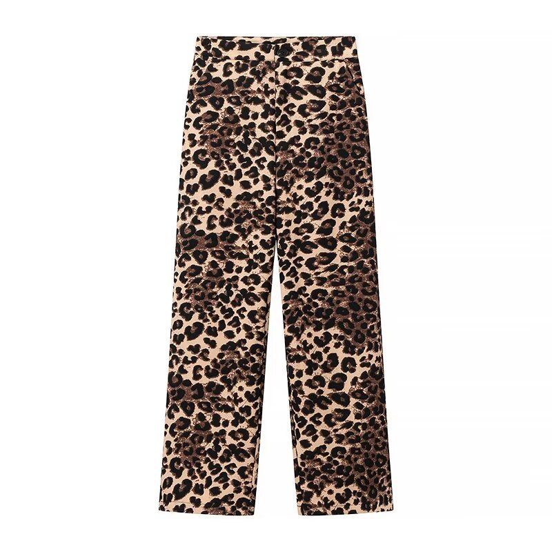 Women's 2024 Spring New Style Leopard Print Jacket Coat_voghion.com
