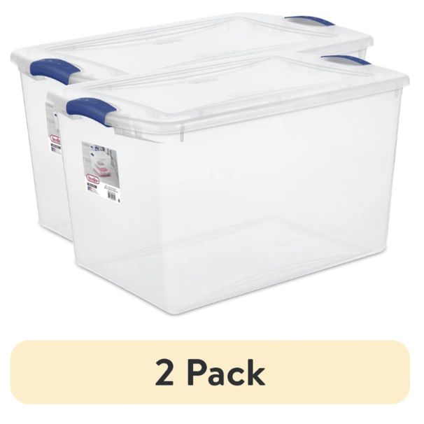 Chiusura Stadium 2 Confezione in plastica Qt. 66 Scatola Sterilite Blu_voghion.com