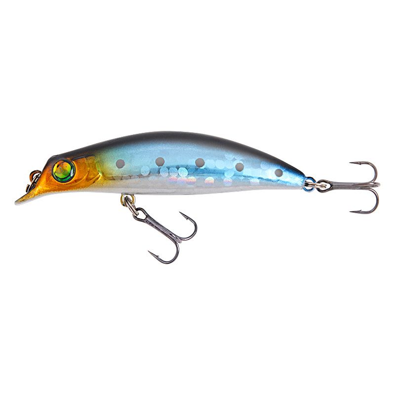 Lokaas Simulatie Harde Aas Tien Kleuren Kleurrijk Golf Klimmend Aas 8.1cm7g Ringkraal Drie Haken Omhoog Wit Gestreept Aas_voghion.com
