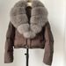 Luxury Winter Short Down Jacket For Women With Detachable Fox Fur Collar, Fashionable & Warm Puffer Coat, Elegant Casual Outerwear_voghion.com