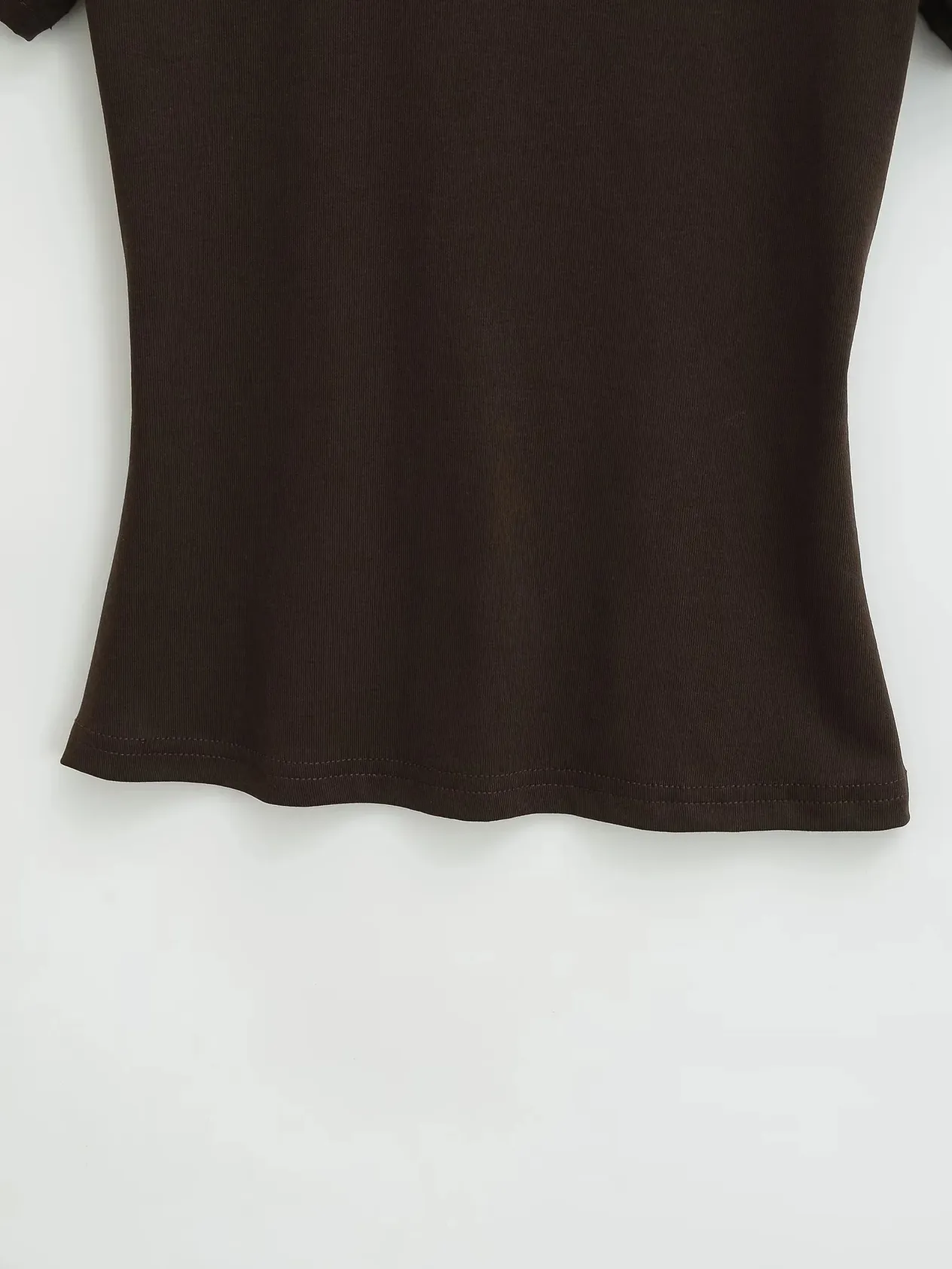 Women's Clothing Summer New Ladies Hot Girl Tight Round Neck Short Sleeve T Shirt Elastic Slim Bottoming Shirt Female_voghion.com