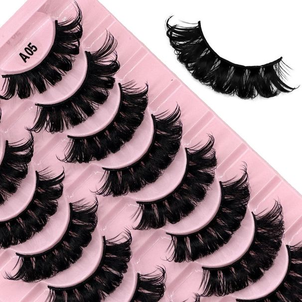 Wimpern Set Neuheiten Russian Curl DD Curl 10 Paar Künstliche Wimpern Dichte Wimpern_voghion.com